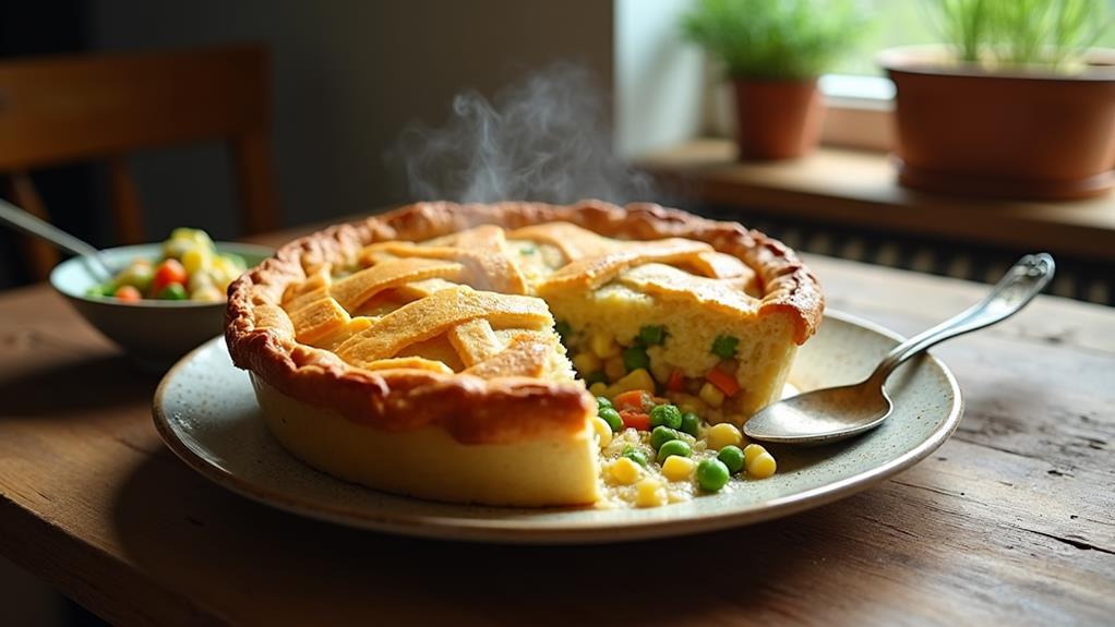 savory vegetarian pot pie