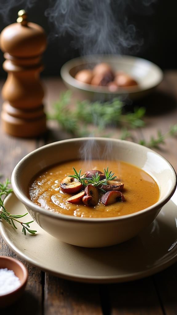 season and garnish dish