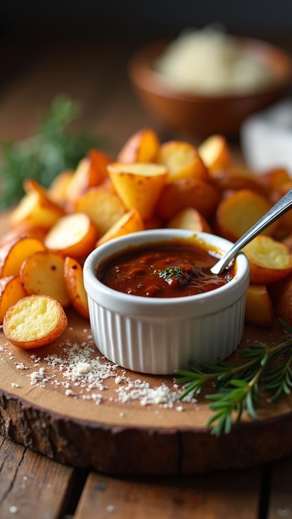 serve with umami sauce