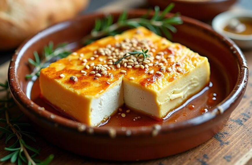 sesame honey baked feta