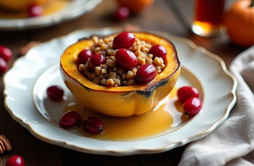 stuffed acorn squash delight