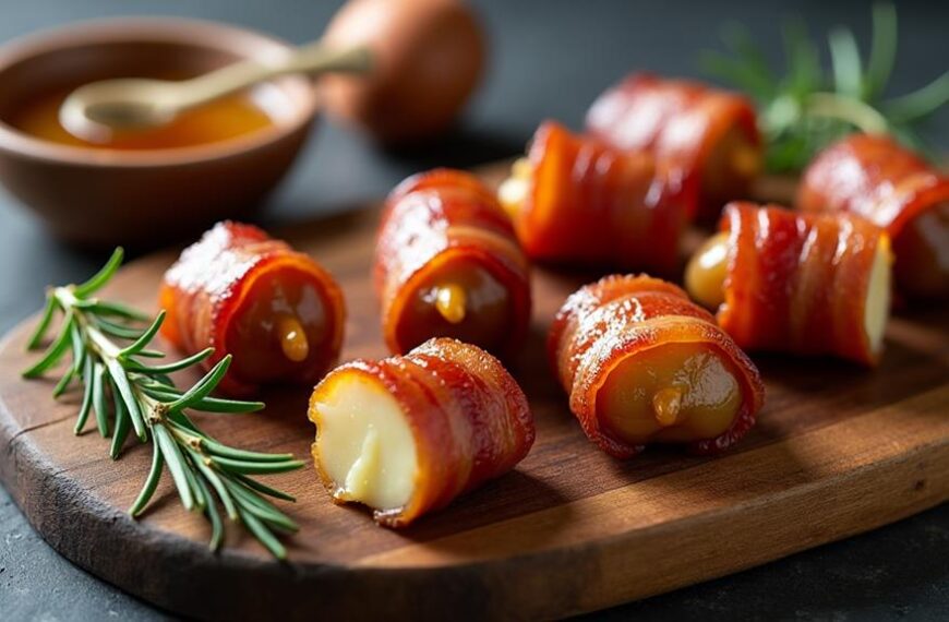 stuffed cheese wrapped dates