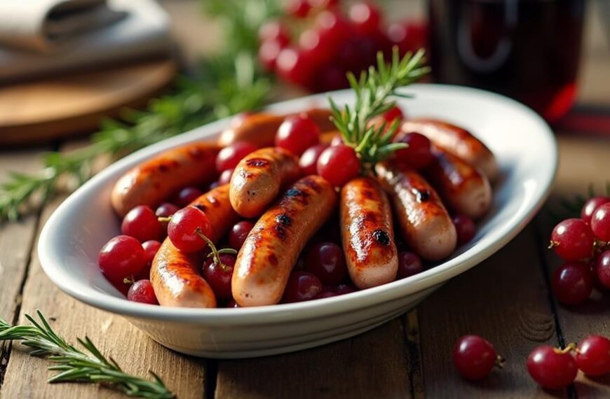 sweet savory roasted sausage grapes