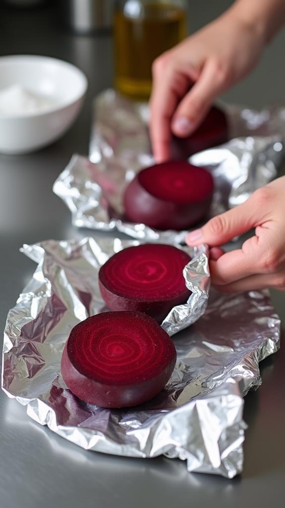 wrap beets in foil