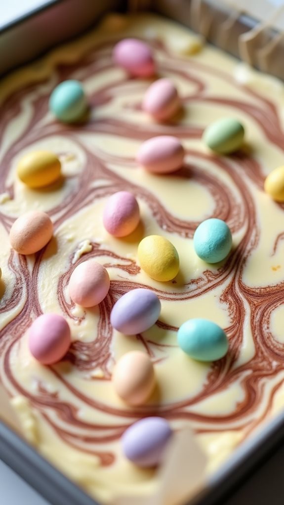 add chocolate easter eggs