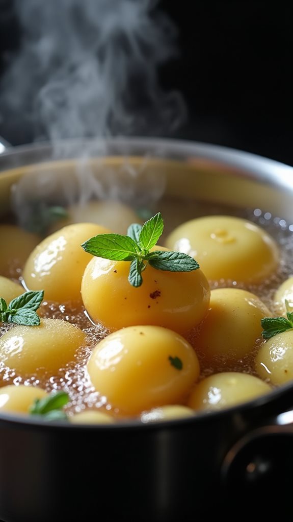 boil potatoes until tender