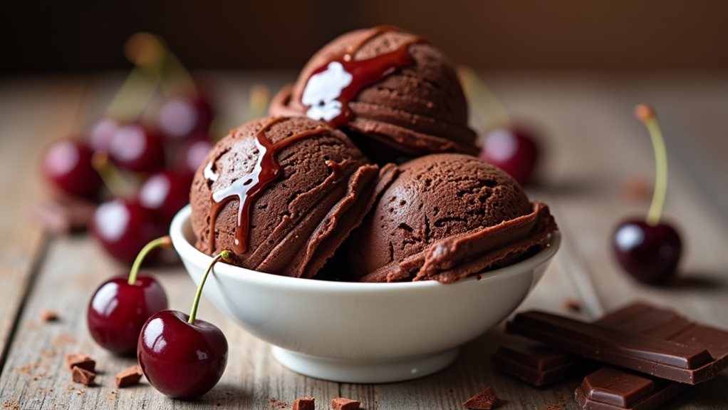 cherry chocolate ice cream