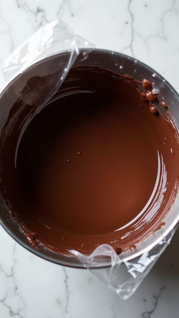 chill chocolate mixture overnight