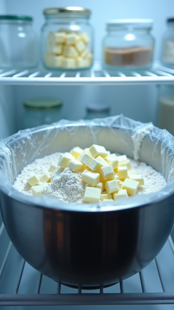 chill pastry ingredients overnight