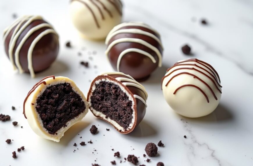 chocolate coated oreo bites
