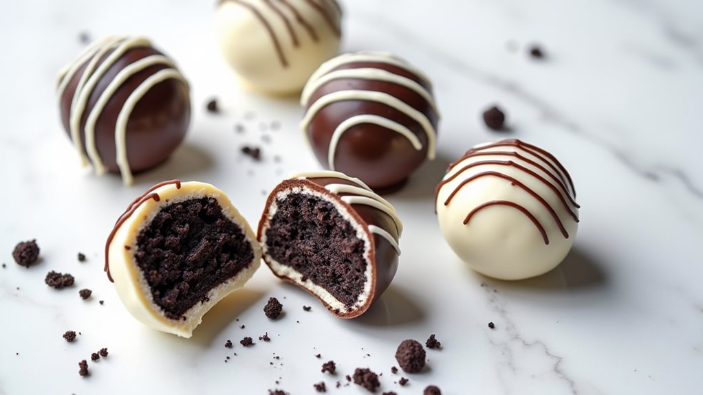chocolate coated oreo bites