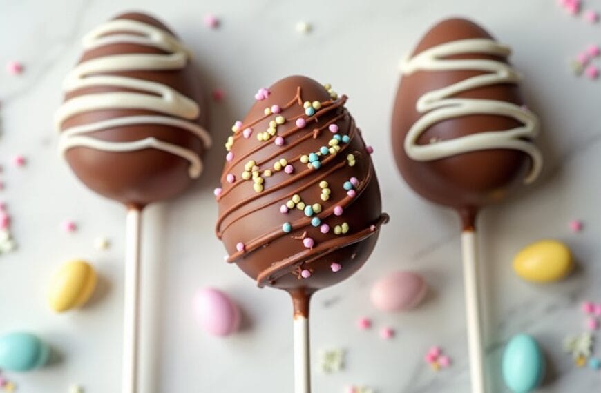 chocolate egg lollipops recipe