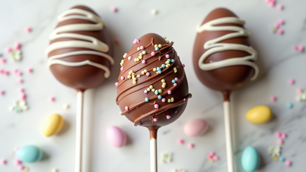 chocolate egg lollipops recipe