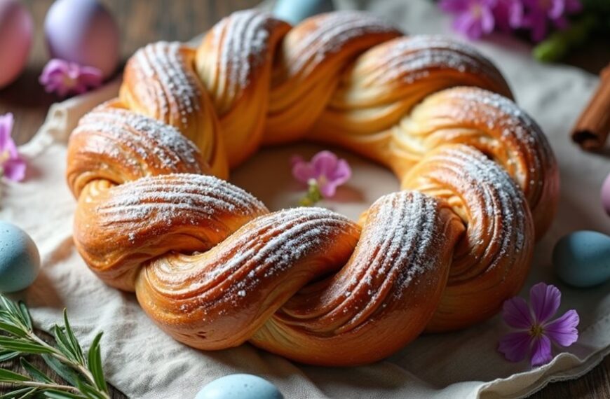 cinnamon wreath for easter
