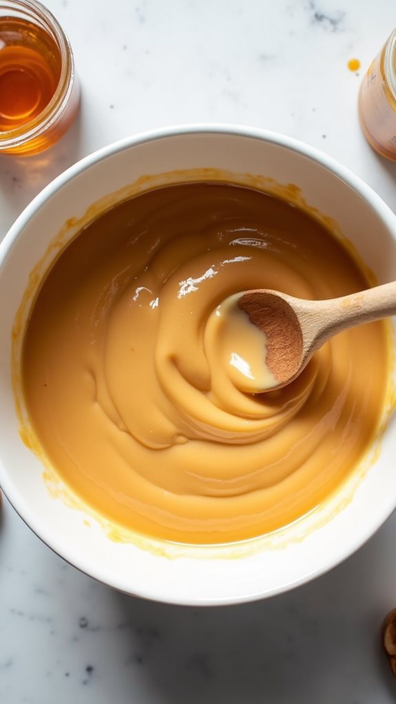 combine liquid components thoroughly