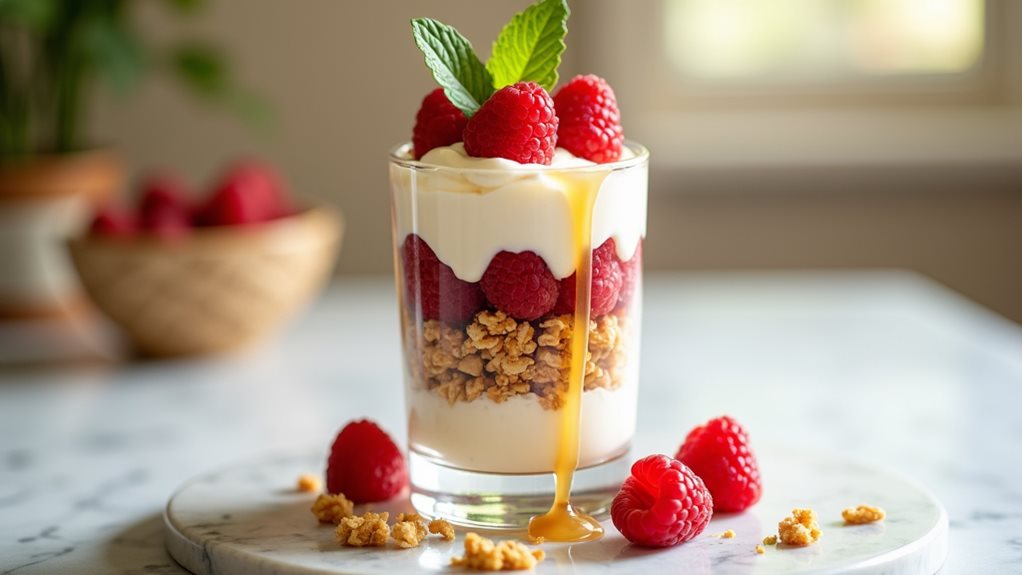 delicious raspberry layered dessert