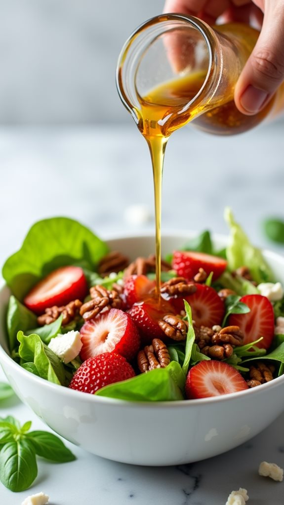 drizzle with extra dressing