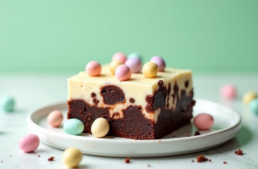 easter themed cheesecake brownies recipe