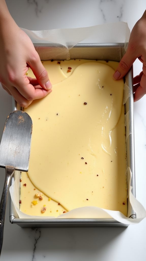 evenly add marzipan layer