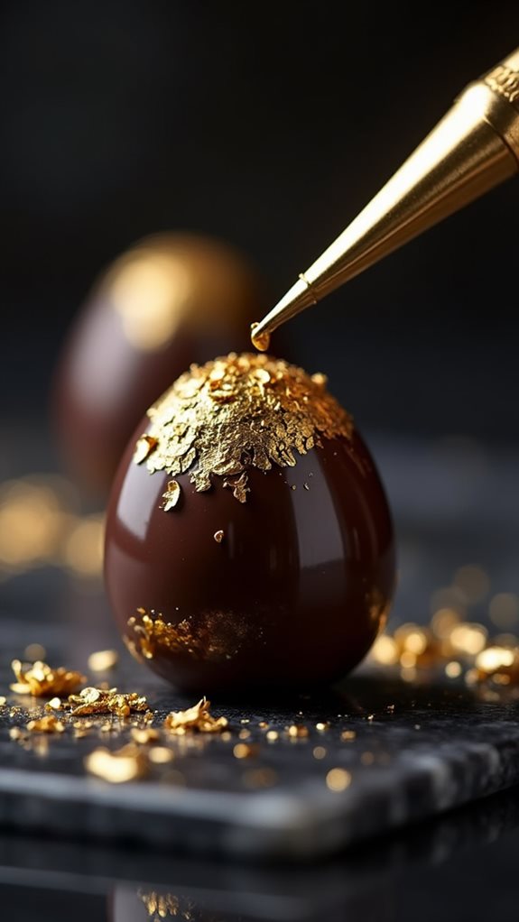 gold leaf decoration application