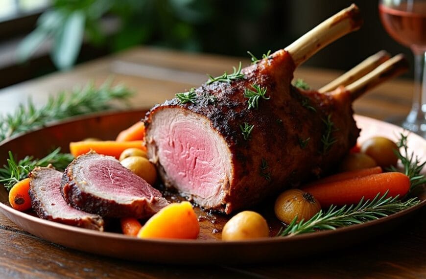 lamb roasted with oranges