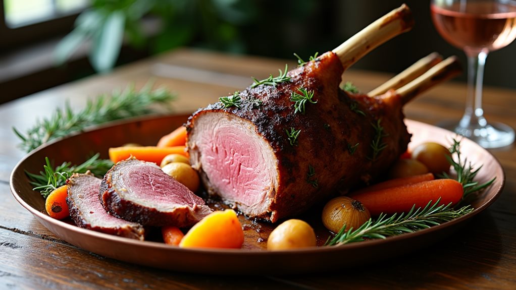 lamb roasted with oranges