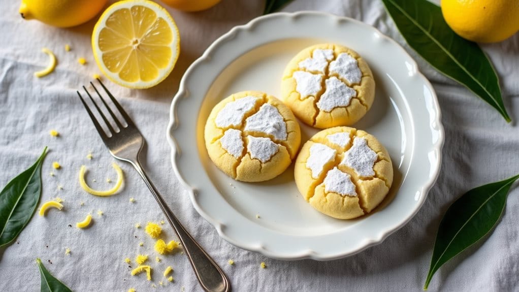 lemon flavored sweet cookies recipe