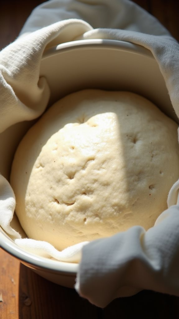 let dough rise overnight