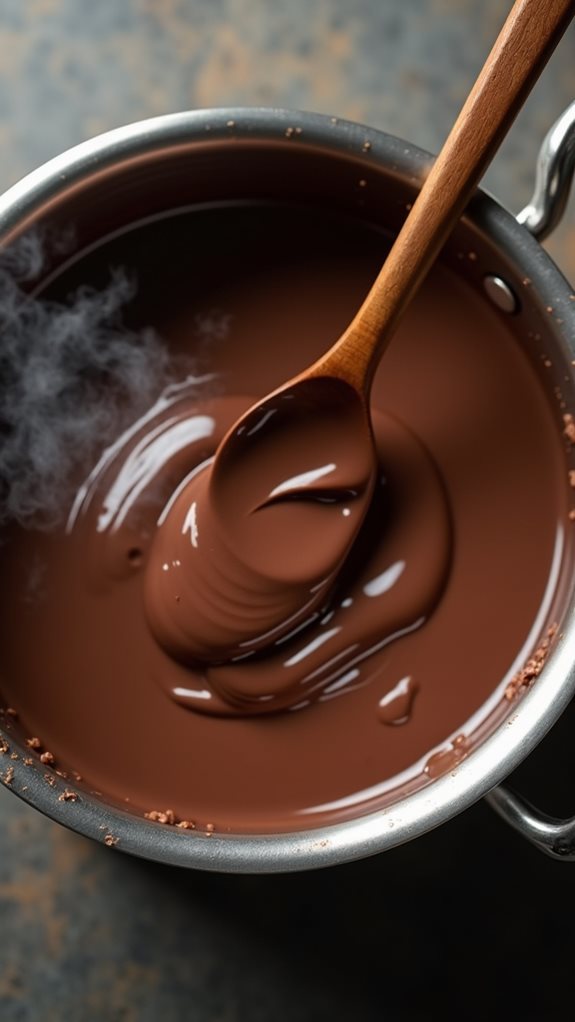 melt chocolate until smooth