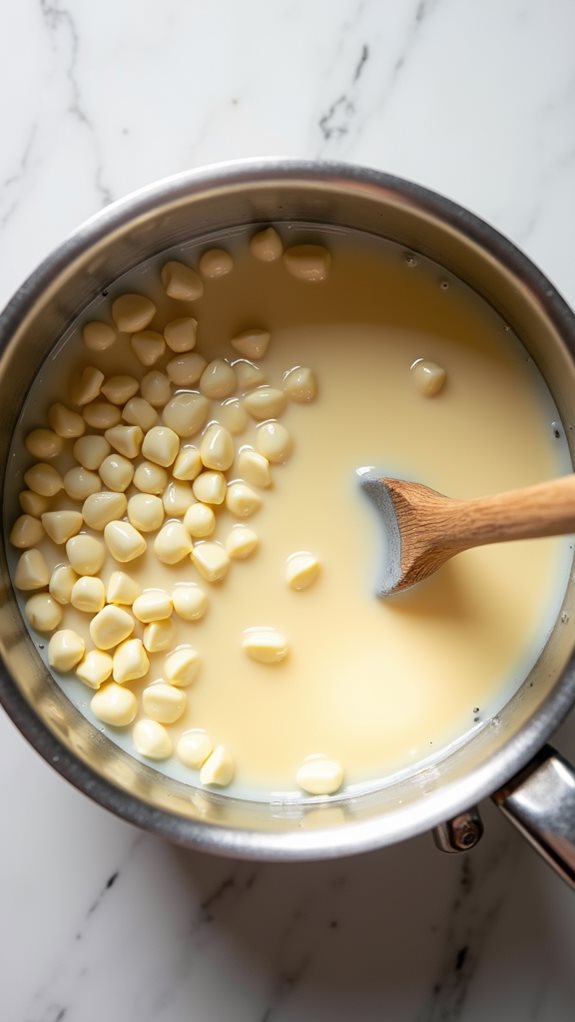 melt white chocolate chips