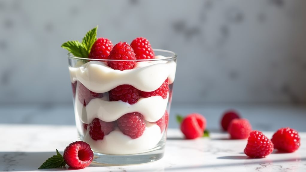 raspberry cloud dessert delight