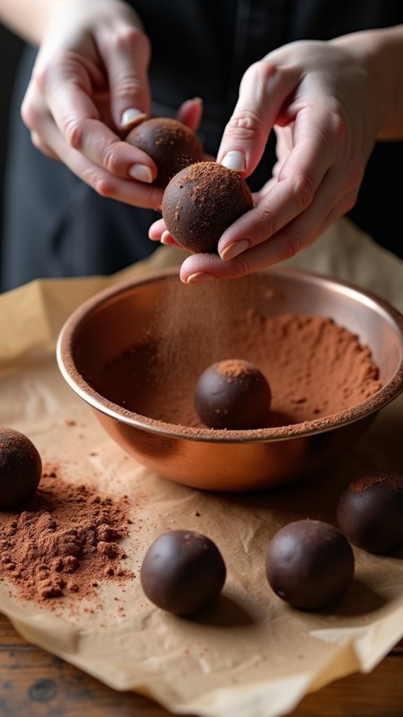 roll and coat truffles