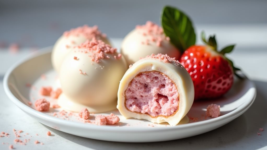 strawberry cheesecake dessert bites