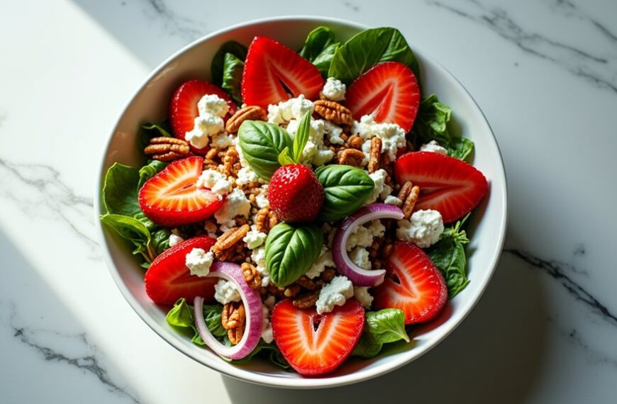 strawberry salad poppy dressing