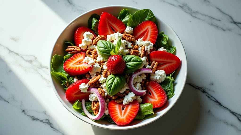 strawberry salad poppy dressing