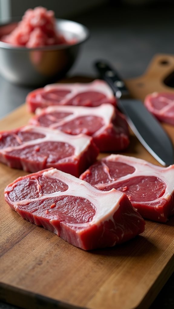 trim excess fat carefully