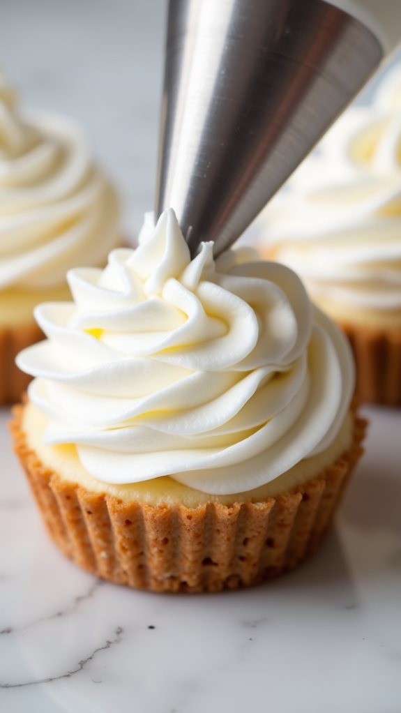 whipped cream decoration process
