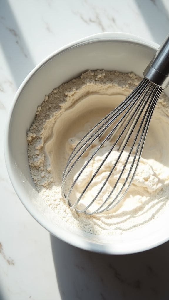 whisk together dry ingredients