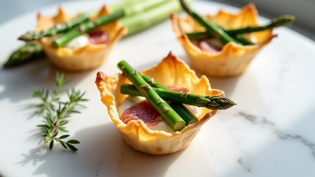 asparagus wrapped in prosciutto