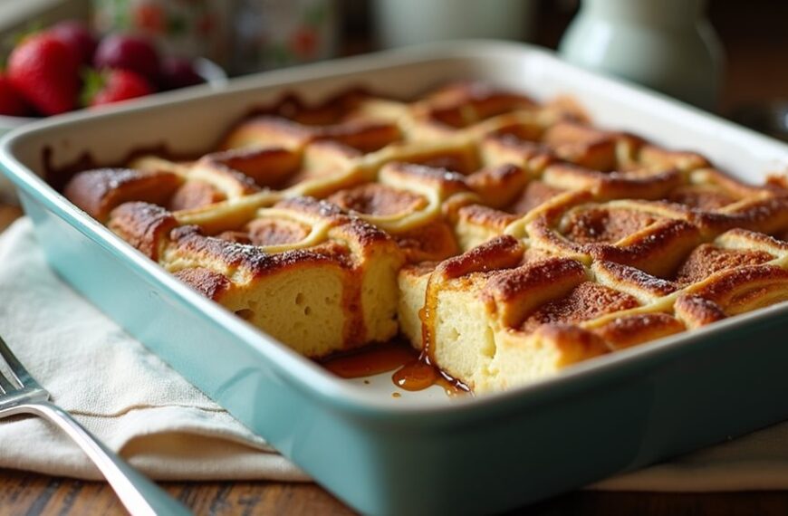 baked sweet bread dish