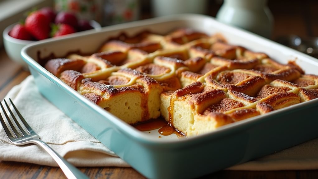 baked sweet bread dish