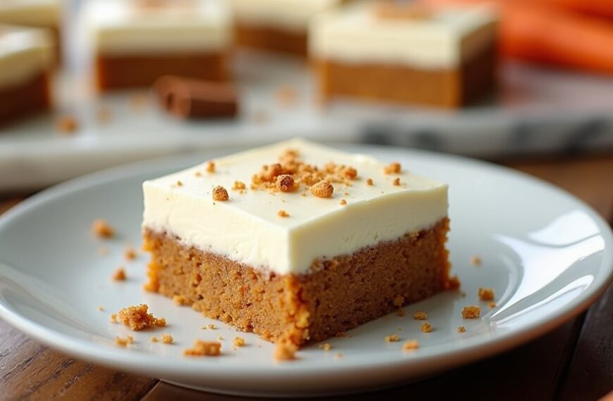 carrot cake cheesecake bars