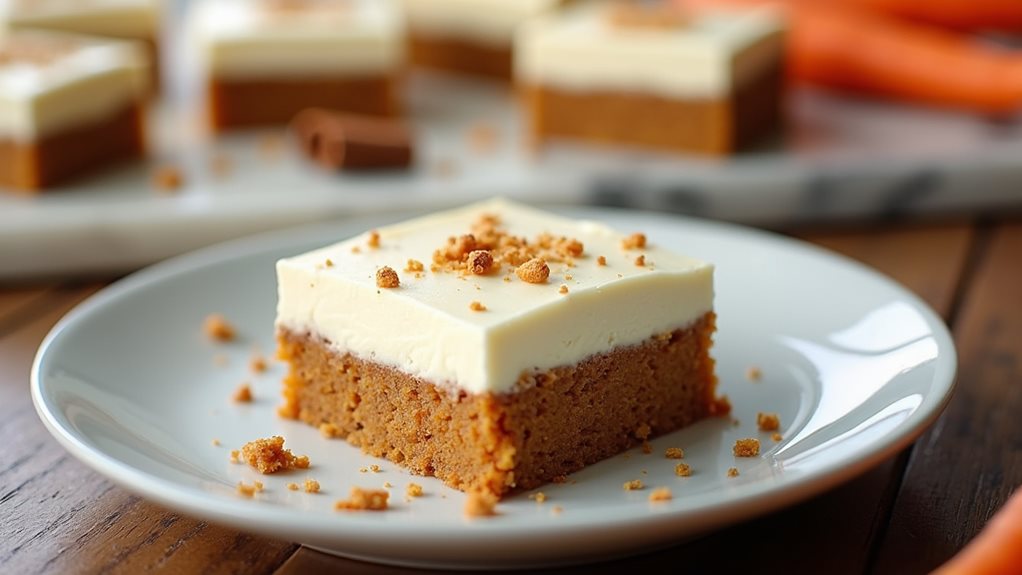 carrot cake cheesecake bars