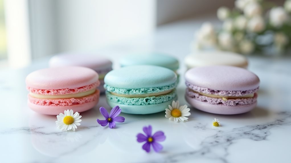 colorful springtime dessert treats