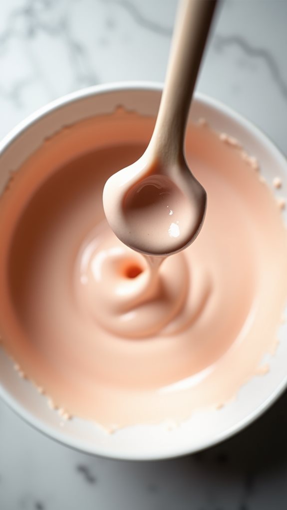 fold mixture until smooth