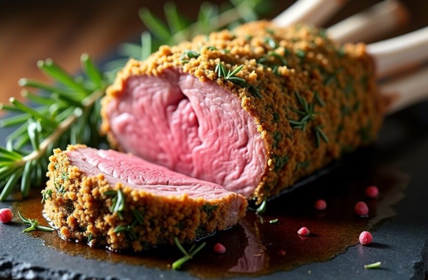 lamb with rosemary sauce
