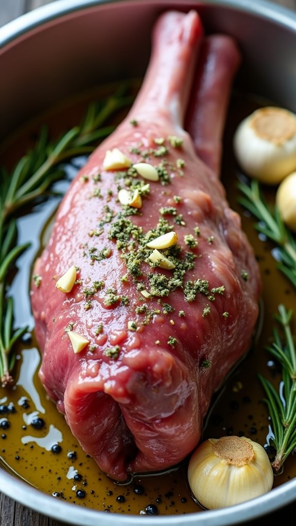 marinate meat for tenderness