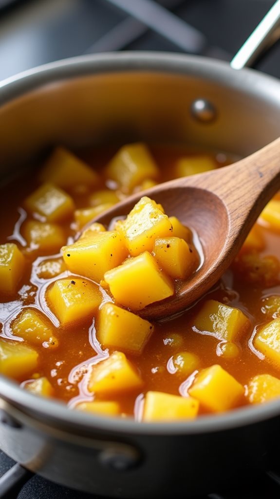 prepare pineapple chutney mixture