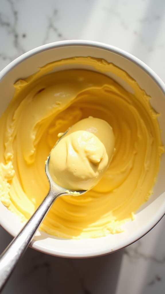 smooth yolk mixture preparation