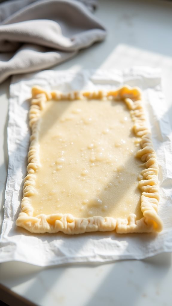 thaw pastry before use